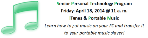 Senior Personal Tech April 18, 2014