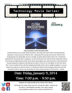 Close Encounters Flyer For Facebook