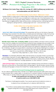 SSCL Digital Literacy Services Programs September 2015