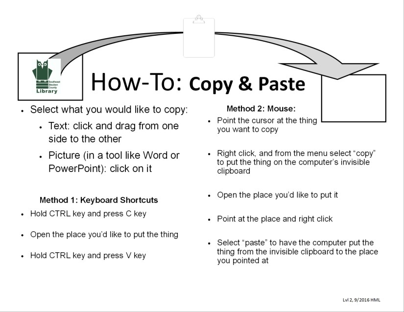 Copy and Paste